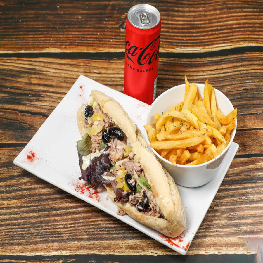 Sandwich tunisien baguette