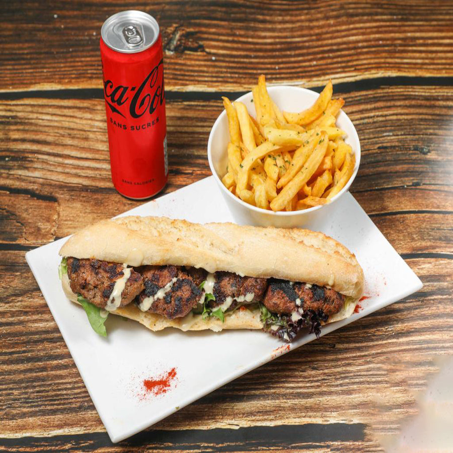 Sandwich baguette kefta